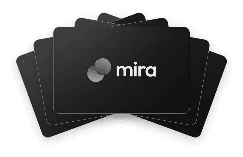 Five MIRA cards